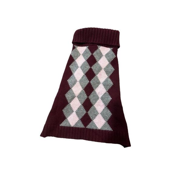 Canine Styles Dog Nwt Canine Styles0 Cashmere Argyle Dog Sweater